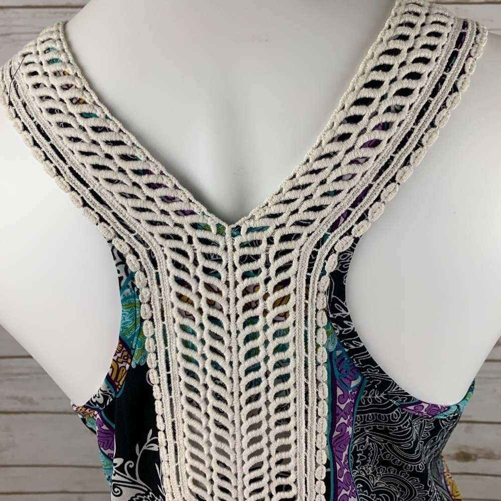 APT 9 Racerback Multi-Colored Floral Top - Picture 7 of 9